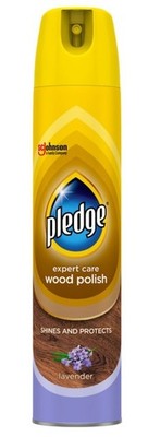 Pledge Expert Care Wood Polish Spray Lavender Scent SC Johnson Furniture Cleaner