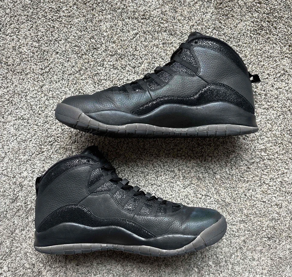 Nike Air Jordan 10 OVO черный промо образец F и F 2014 размер 16 мужчин - Изображение 2 из 4