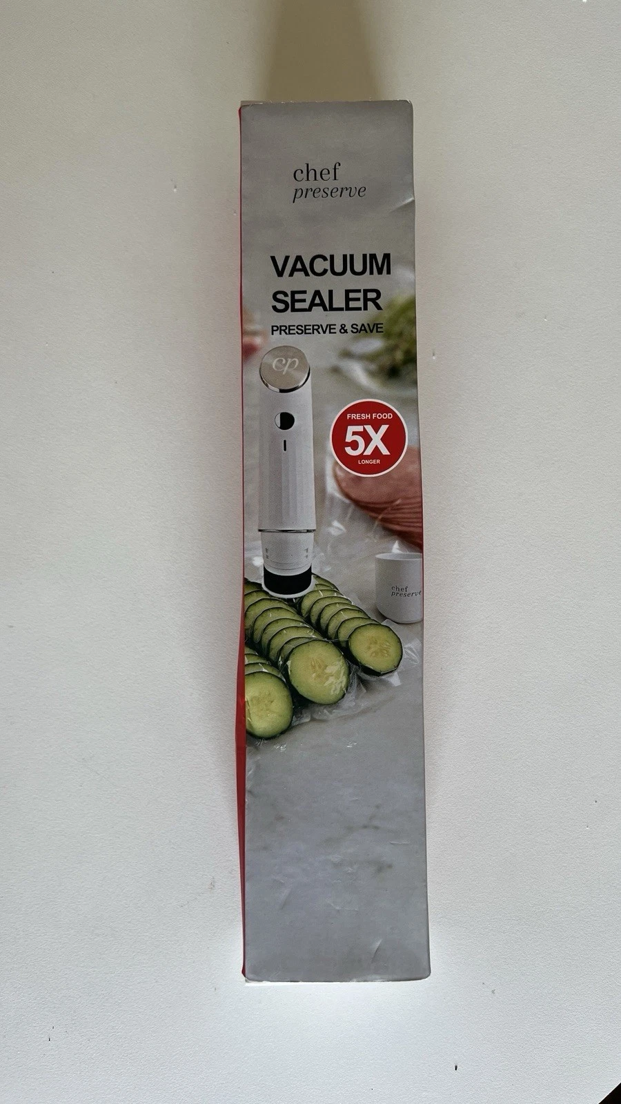 Chef Preserve Compact Vacuum Sealer Machine for Food - Sealed! Never Used!