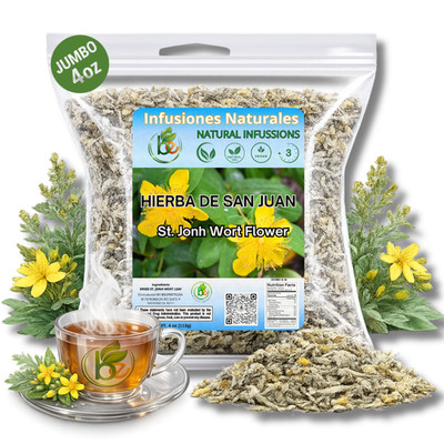 St. John's wort flower TEA 4 oz | TE HIERBA DE SAN JUAN 4 oz