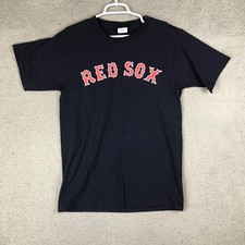 Vintage Boston Red Sox Shirt Mens Medium Blue Baseball Bronson Arroyo Majestic
