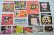 1980s Vintage Toy Catalog Box Insert Booklet Boys Lot Figure Accessories Vehicle