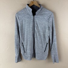 Champion DuoDry Gray Zip-Up Jacket Womens size large
