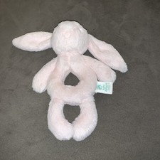 Jellycat Pink Bashful Bunny Ring Rattle