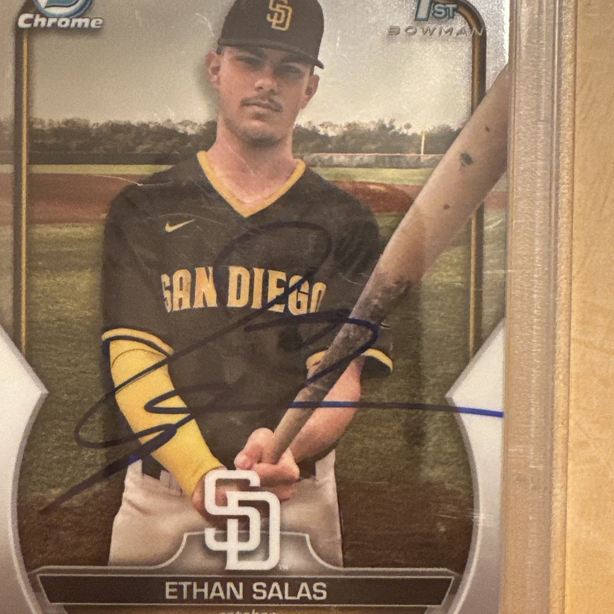 2023 BOWMAN CHROME ETHAN SALAS 1ST BOWMAN AUTO PSA | eBay