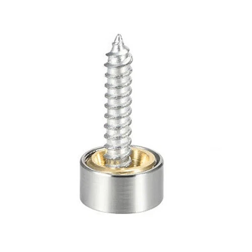 Garden Home Screws Mirror Brushed 23mm Advertising Decorative Fasteners - Picture 3 of 17