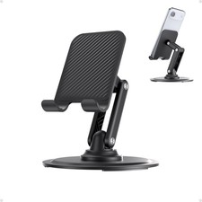 Adjustable Phone Stand for Desk, 360  Rotating Foldable Mobile Phone Holder, ...