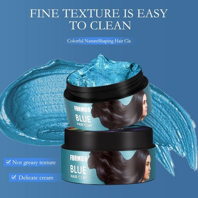 100g Haarstylingschlamm, beliebtes Farbschema, langanhaltende Mode und Stil V69C