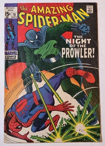 Amazing Spider-Man Silver Age #78 FN- 1st App Prowler 1969 J Romita Sr Mid Grade