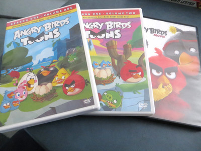 ANGRY BIRDS TOONS MOVIE DVD LOT X3