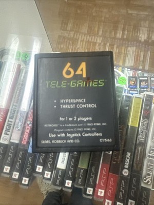 Asteroids for Atari 2600. Tested & Works. Vintage 1981. Sears Text Label