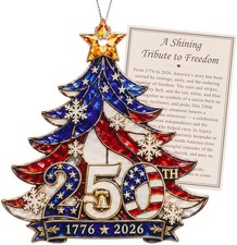 Christmas Ornaments - 250 Anniversary USA Merchandise - Christmas Ornament 2026