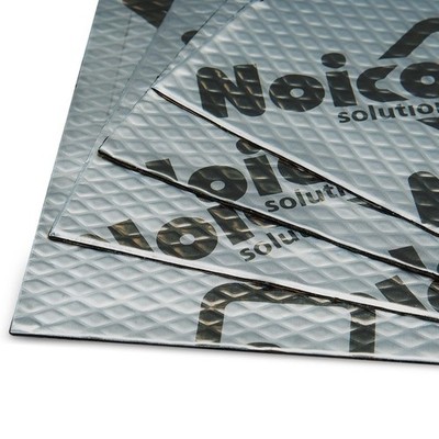 Noico 80 mil 10 sqft car Sound deadening mat, Butyl 10 sqft, Silver 