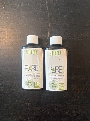 SURFACE PURE COLOR Hy-Demi Gel Color 3NB ESPRESSO 2 Fl. oz (LOT OF 2)