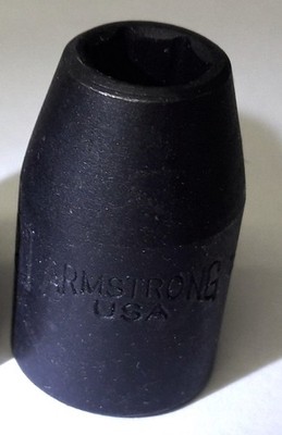 Armstrong 19-610A 5/16'' Impact Socket, 3/8'' Drive, 6 Point USA