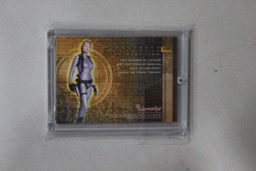 2003 Lara Croft Tomb Raider: The Cradle Of Life PieceWorks Card Wet Suit PW-2 - Picture 3 of 4