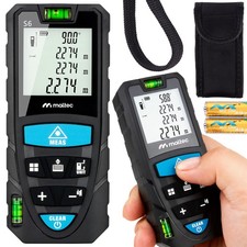 MalTec Laser Entfernungsmesser Digitaler Entfernungsmesser Winkelmesser Level