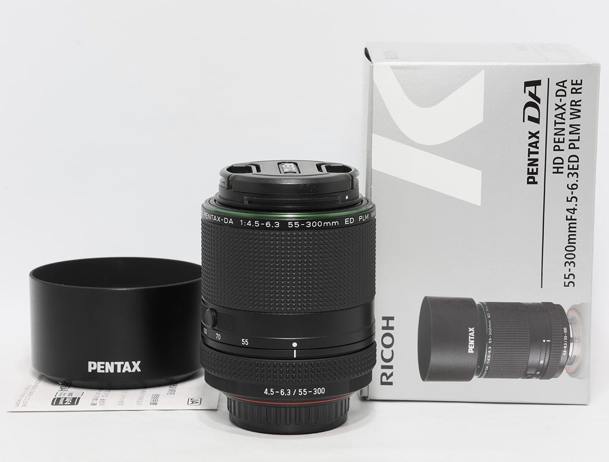 PENTAX Telephoto Zoom Lens HD DA55-300mm F4.5-6.3ED PLM WR RE K 