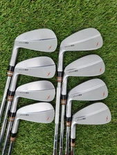 LEFTY POWERBILT ATLAS MB IRON SET 3-PW STIFF KBS TOUR LITE S DEMO