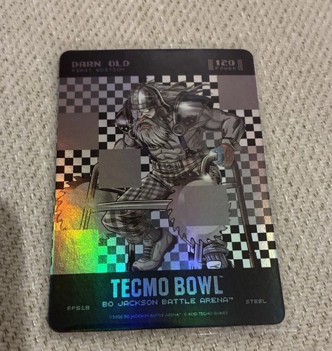 2026 Bo Jackson Battle Arena Tecmo Darn Old Sam Darnold Big Pixel 120 Power