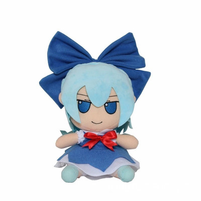 TouHou Project Fumo Fumo Cirno 20cm Plush Doll Stuffed Toy Gift Anime Plushie