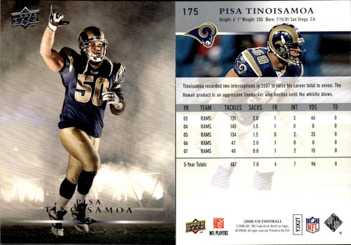 2008 Upper Deck Football Complete Your Set #1-325 You Pick! - Picture 18 of 21