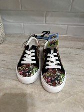 Nintendo Super Mario Bros Boys Lace Up Low To...