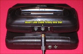 Sega 32X AV Cable & GOLD 8 PIN Link Data for Sega Genesis 2 Console System NEW