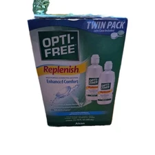 Opti-Free Replenish Multipurpose Solution 2 Pack - 10 Ounces Each Exp: 03/31/28