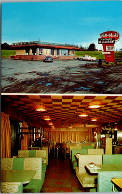 Postcard Nell & Mark's Southgate Restaurant Scarborough ME ''The Best of Foods''