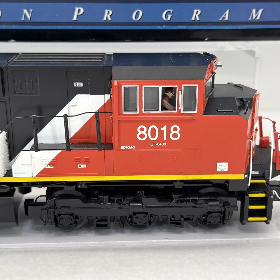 MTH Premier DAP 20-80006B Canadian National SD70M-2 Diesel PS.2 O Used #8018 3V - Image 4 of 4