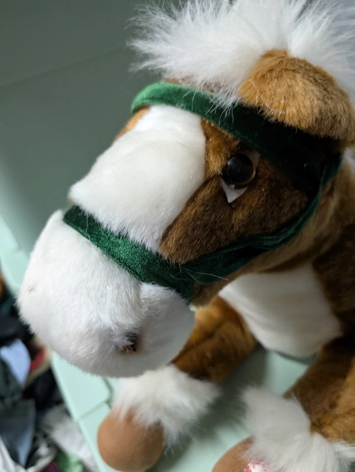 Dan Dee Elección de Coleccionistas Navidad Peluche Animado Caballo Viol Canción Piezas Móviles Foto 4 de 4