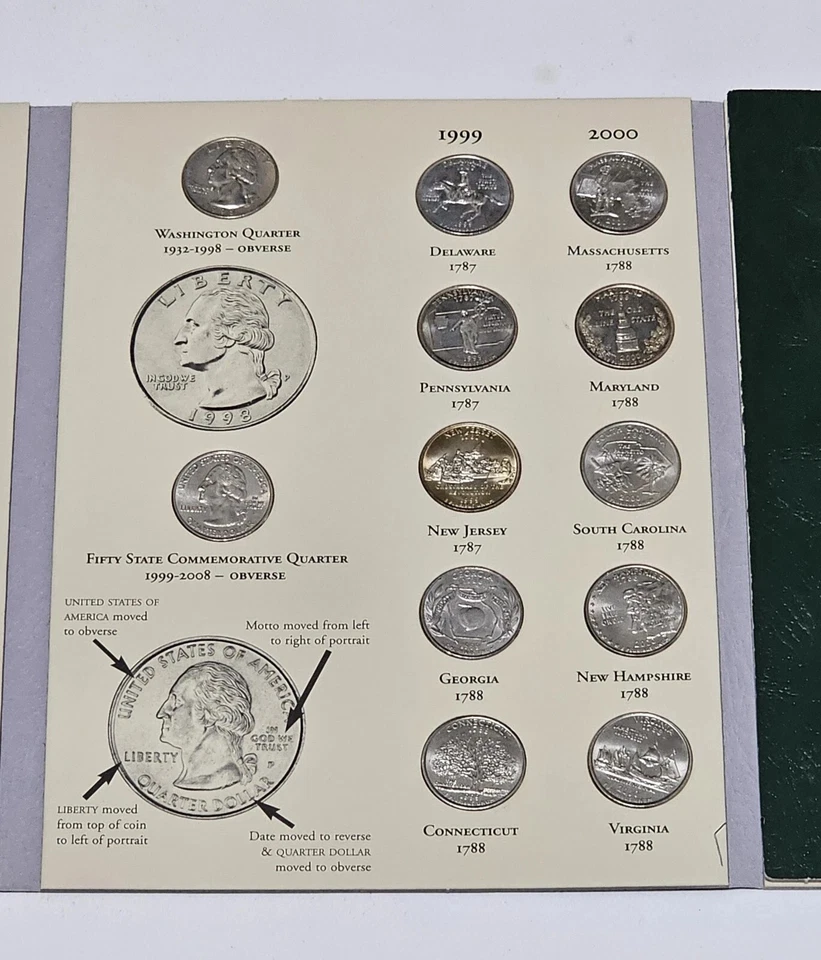 1999-2008-S PROOF 50 States Quarter. Complete Set of (50) coins. W/ New Folder! - Image 3 of 4