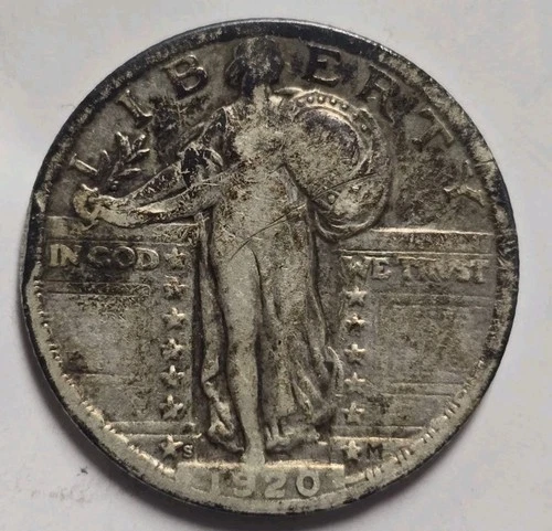 1920-S Standing Liberty Quarter VF