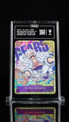 TAG 9 MINT Japanese One Piece 2023 Monkey D. Luffy OP05-119 Alt