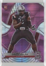 2020 Panini Spectra Rookies Neon Pink Prizm 10/25 Javon Kinlaw #186 0c6