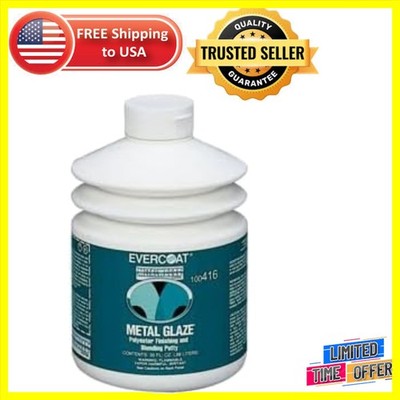 Versatile Metal Glaze Putty - 880 ML for Repairing Metal, Steel, and Fiberglass