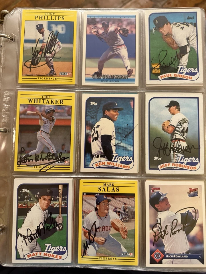 Detroit Tigers da década de 1980 início dos anos 90.   Um dos meus times favoritos!! - Imagem 2 de 3