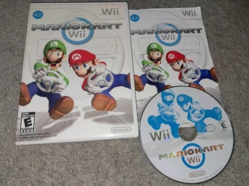 New ListingMario Kart Wii (Nintendo Wii, 2008) Complete with Manual  CIB