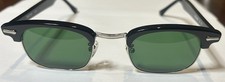 Vintage-Style Shuron Sunglasses Size 52, Green Lenses New, No Case
