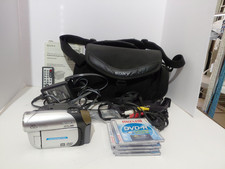 Sony Handycam DCR-DVD103 Carl Zeiss Camcorder And Accessories PARTS OR REPAIR