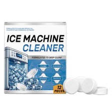 Ice Machine Cleaner Maker Descaler - 12PCS Clean Tablets Stain Removal Product