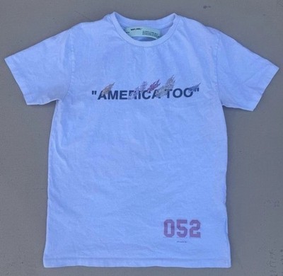 Off-White™ x Takashi Murakami “AMERICA TOO” Arrows Tee | eBay