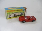 Matchbox Lesney Superfast SF41 Ford GT- red, NO LABEL, MINT GREEN base, boxed