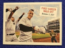 2022 TOPPS ARCHIVES FIRST CAREER WALK-OFF AARON JUDGE NEW YORK YANKEES #311
