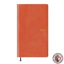 NEW Daigo 2026 Planner Appointment Monthly Block Sunday Start Orange E1170 March