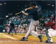 JOHN JASO TAMPA BAY RAYS SIGNED 8X10 PHOTO W/COA
