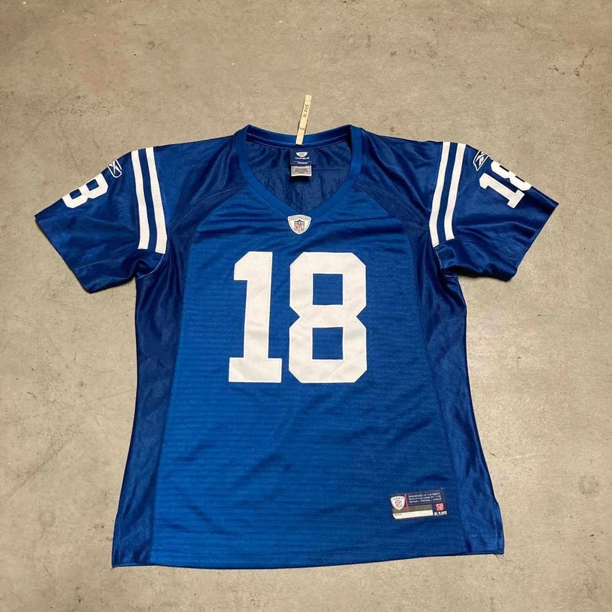 Nike Indianapolis Colts No18 Peyton Manning Royal Blue Women's Stitched NFL Limited Rush Jersey
