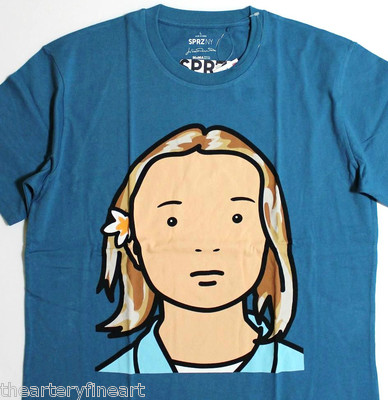 JULIAN OPIE x UNIQLO 'Elena. Schoolgirl.' SPRZ NY Graphic Art T-Shirt XL**NWT**