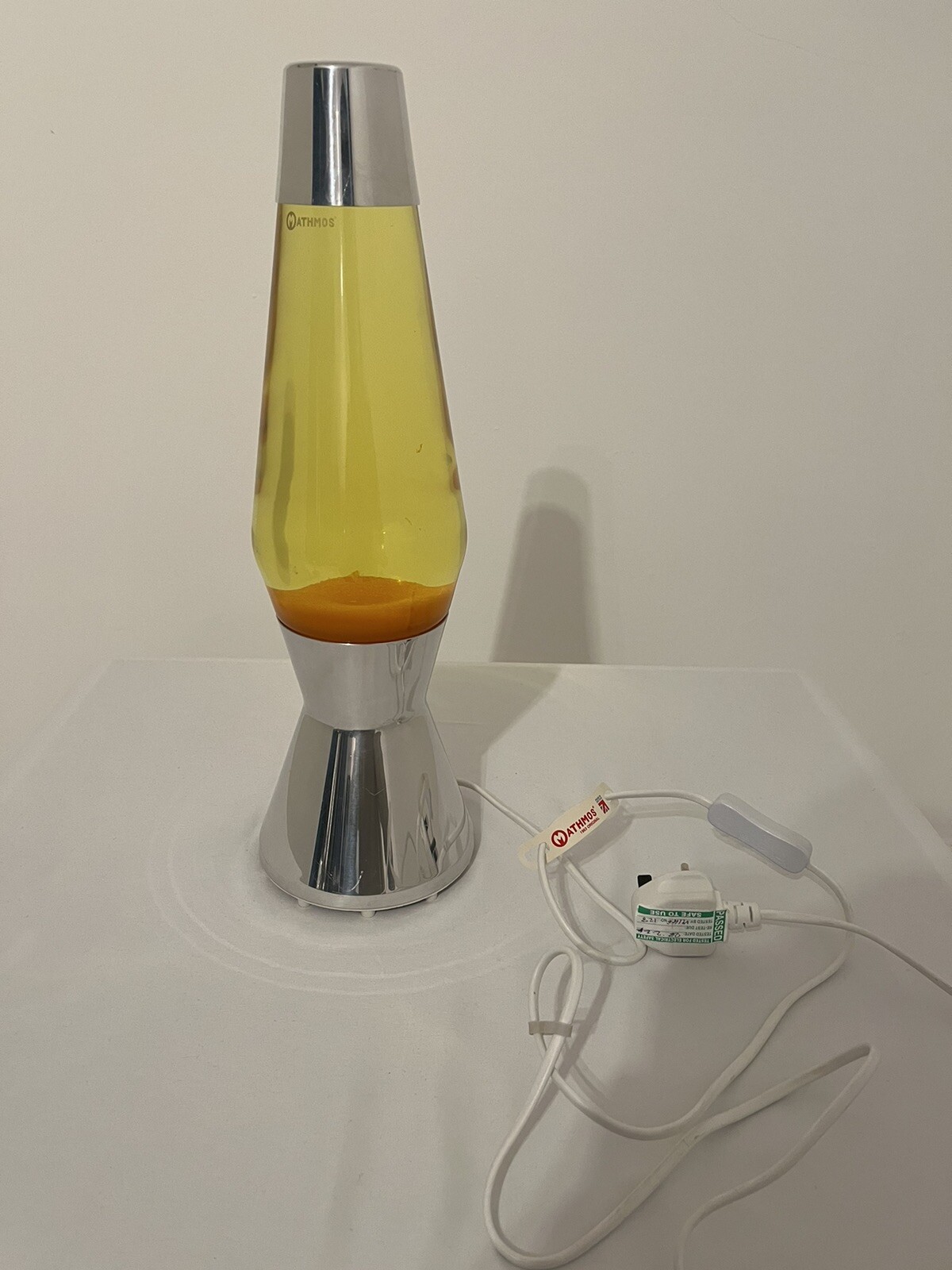 Mathmos Astro Lava Lamp Large H43cm (not Baby) Yellow Orange eBay